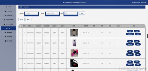 2026精选课题 基于Spring Boot的电子产品销售系统设计与实现